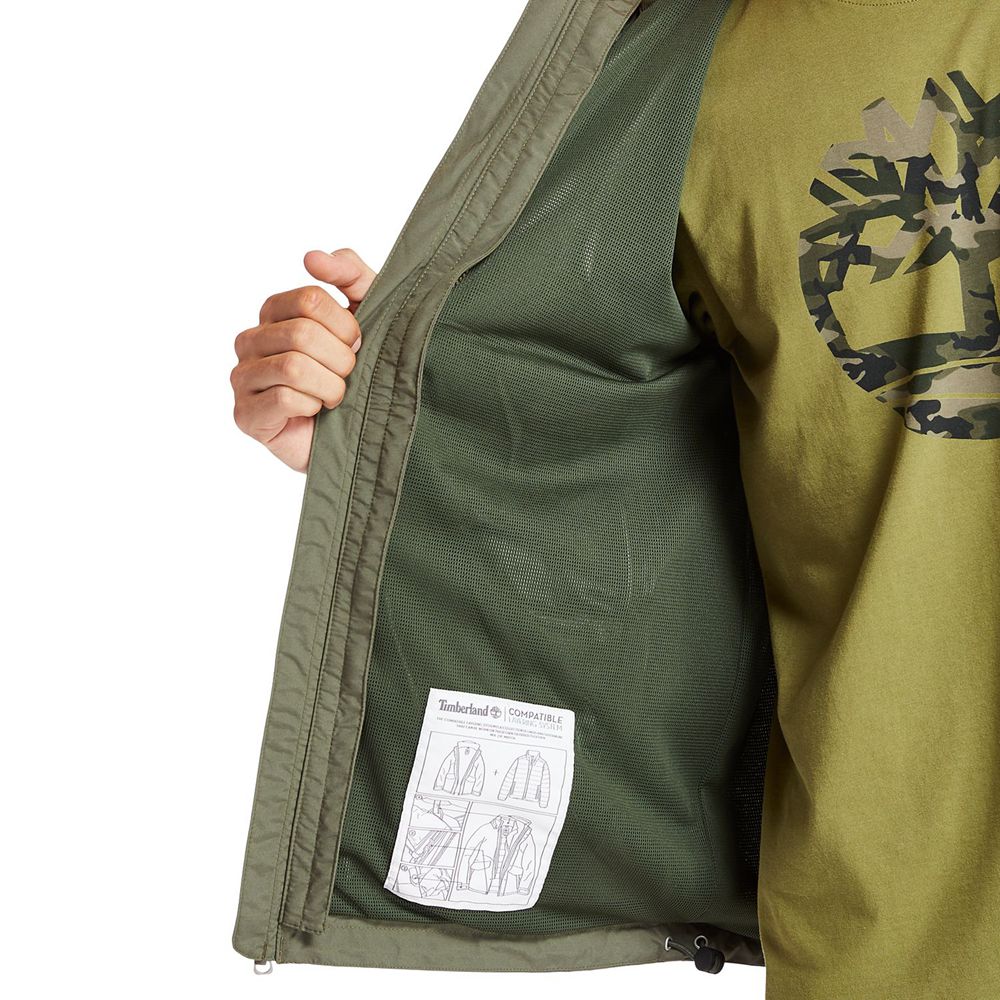 Jaqueta Masculino - Timberland Ragged Mountain Impermeavel - IEAVR5672 - Verde Oliva